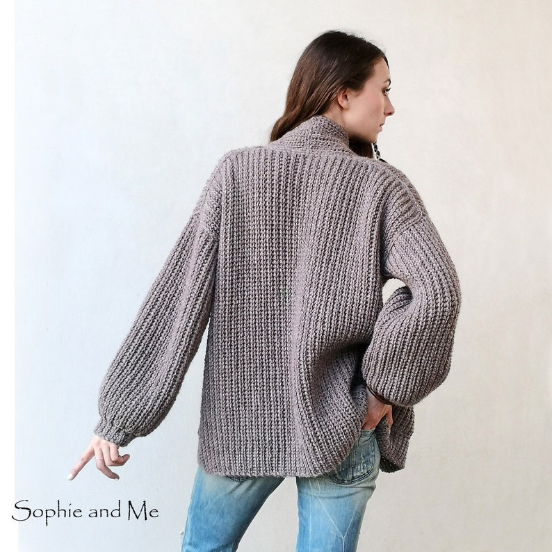 Nostalgia Cardigan Crochet Pattern Instant Download Pdf doc. image 2