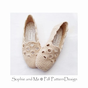 Venezia Slippers Basic Crochet Pattern Espadrilles Instant Download image 6