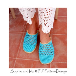 Slip-In Slipper Sandal crochet pattern Instant Download Pdf image 8