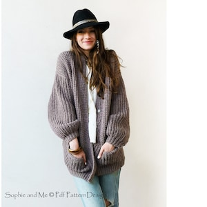 Nostalgia Cardigan Crochet Pattern Instant Download Pdf doc. image 1