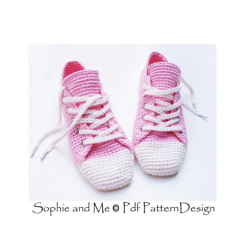 Sneaker Classics Crochet Pattern Instant Download Pdf image 6