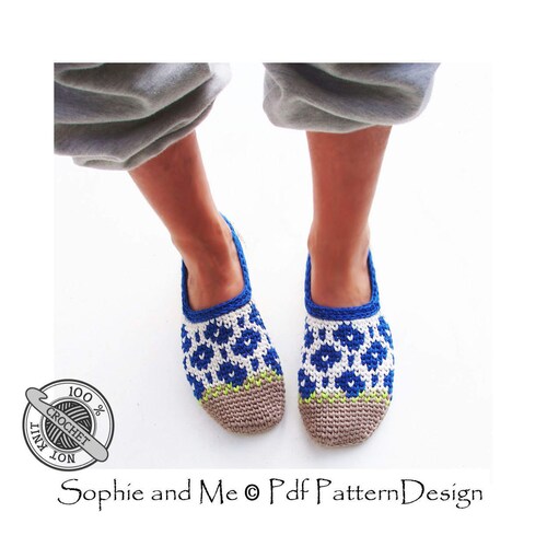 Pearl-slippers Crochet Pattern Instant Download Pdf - Etsy