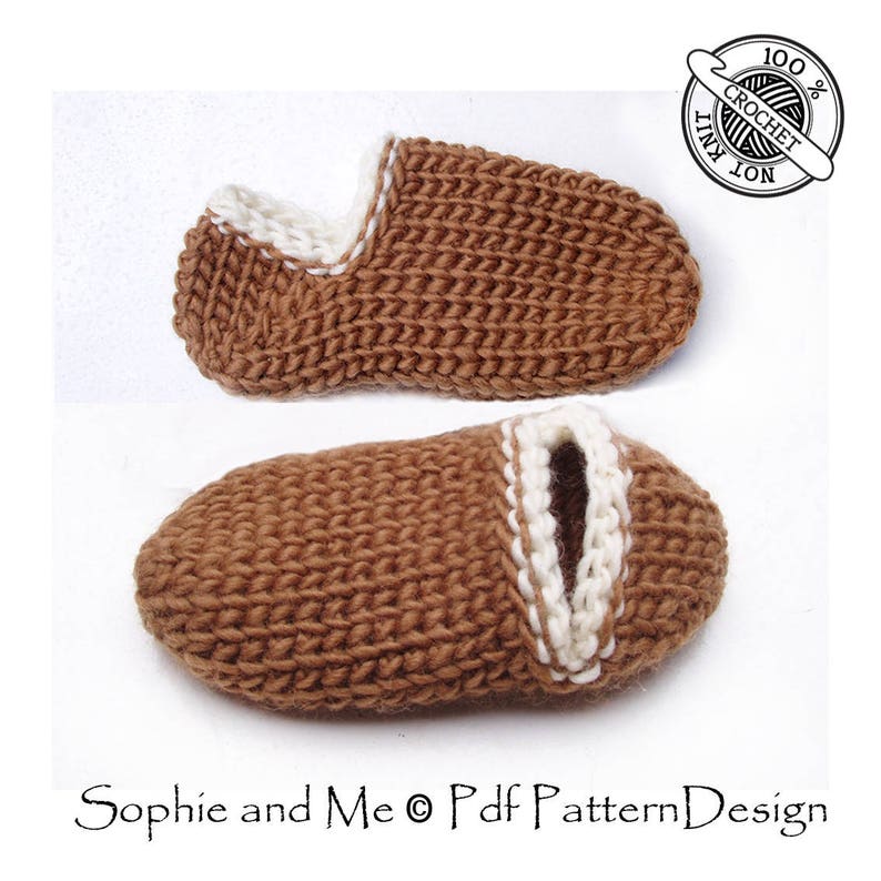 Chunky Tube SlipperSocks Crochet Pattern Instant Download Etsy