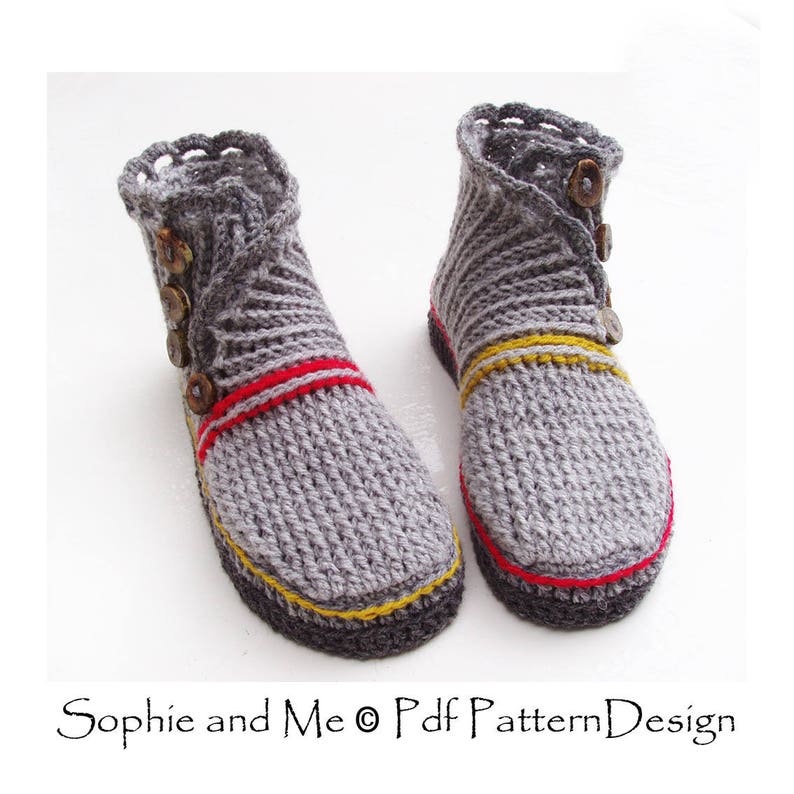 E-book Wrap and Button Adult Booties and No Poke Flip-flop | Etsy
