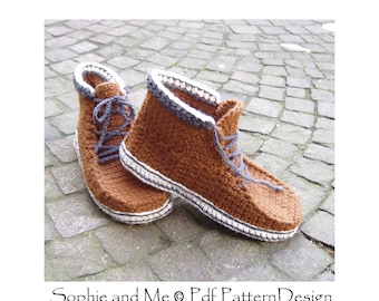 Crochet Alpine Boots E-Book: Customized Soles PDF Pattern