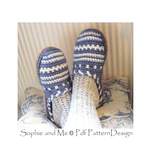 SWEATER CLOG-SLIPPERS Crochet Pattern Instant Download Pdf image 9