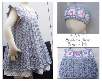 E-Book GRANNY SQUARE Costume - Discounted 3 Crochet-Patterns - Instant Download