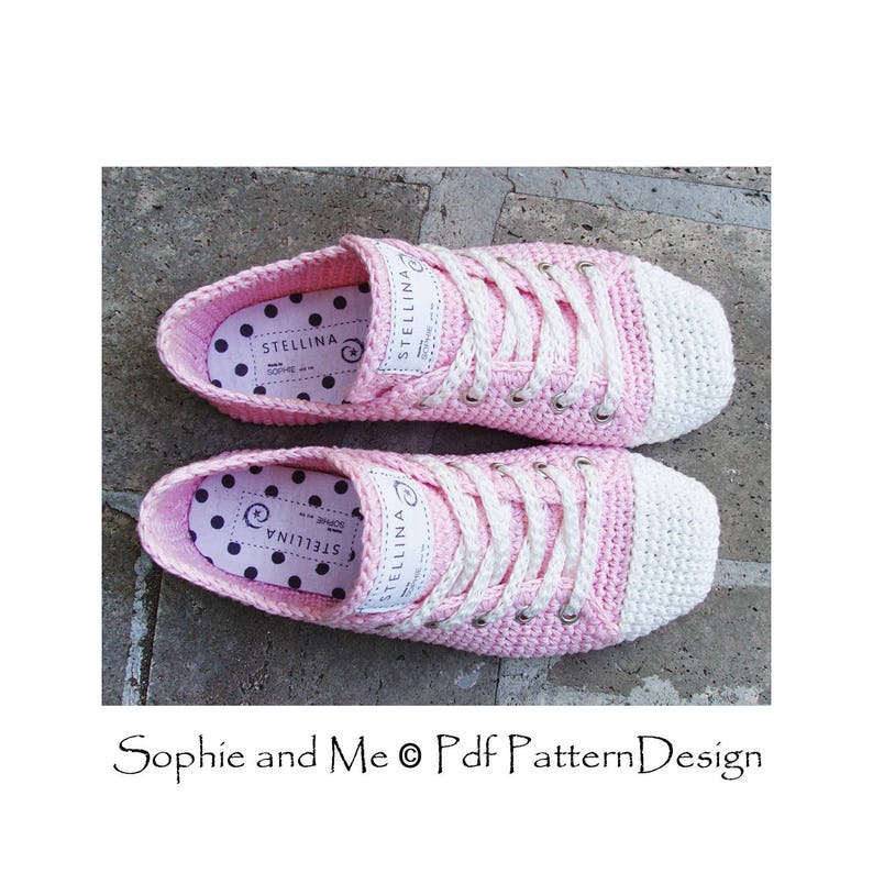 Sneaker Classics Crochet Pattern Instant Download Pdf image 4