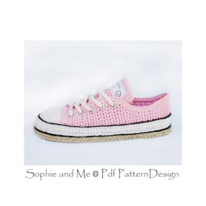 Crochet Sneaker Slippers E-Book: 2 Patterns with Cord-Soles (Instant Download)