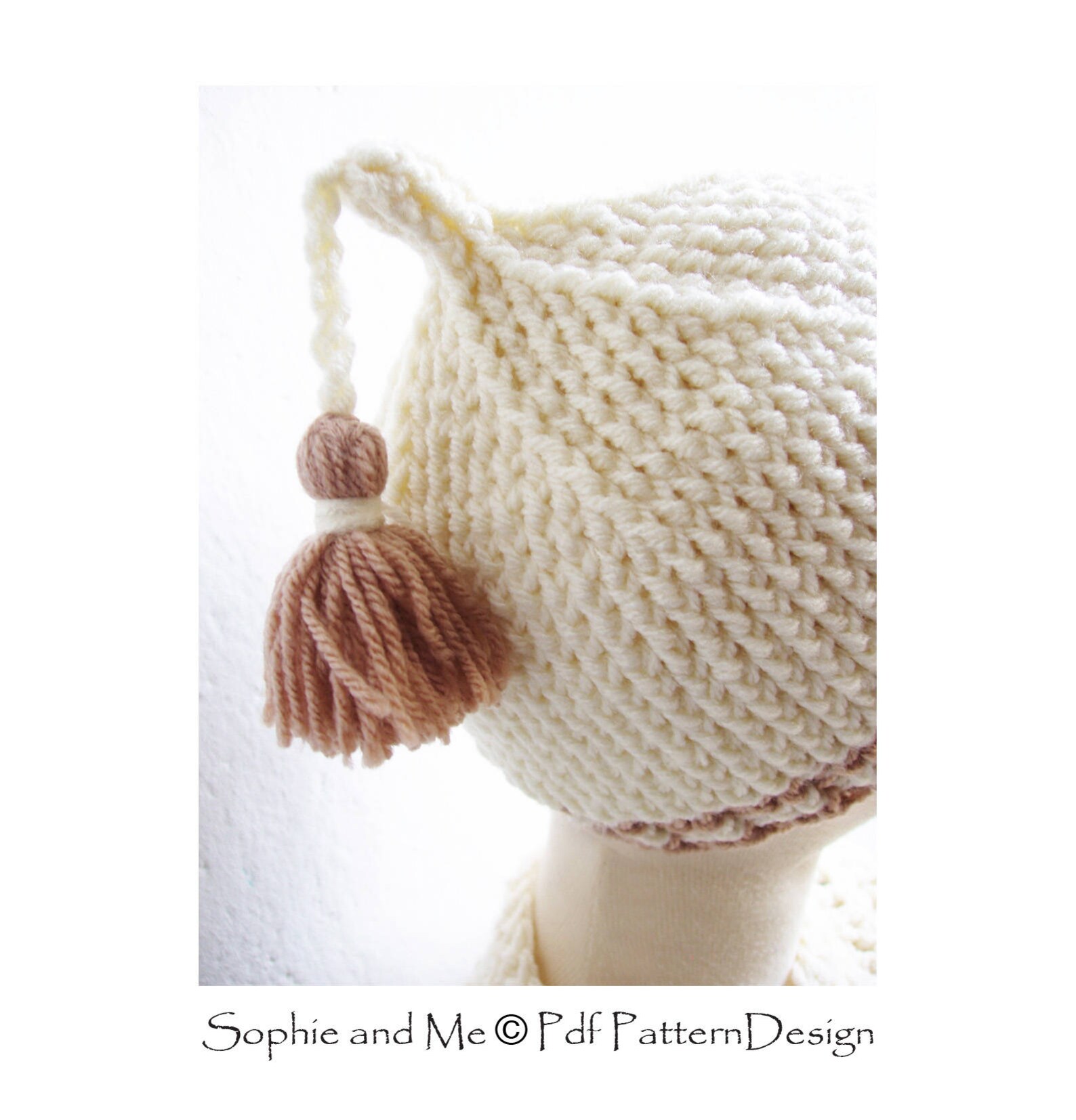 Tip Top Tassel Hat babies and Kids Crochet Pattern Etsy