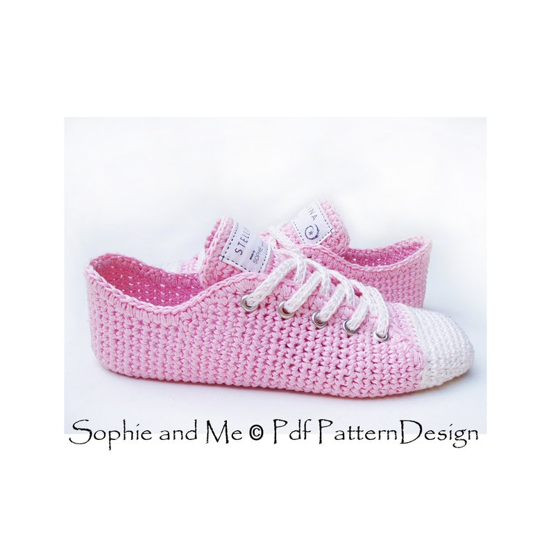 Sneaker Classics Crochet Pattern Instant Download Pdf image 7