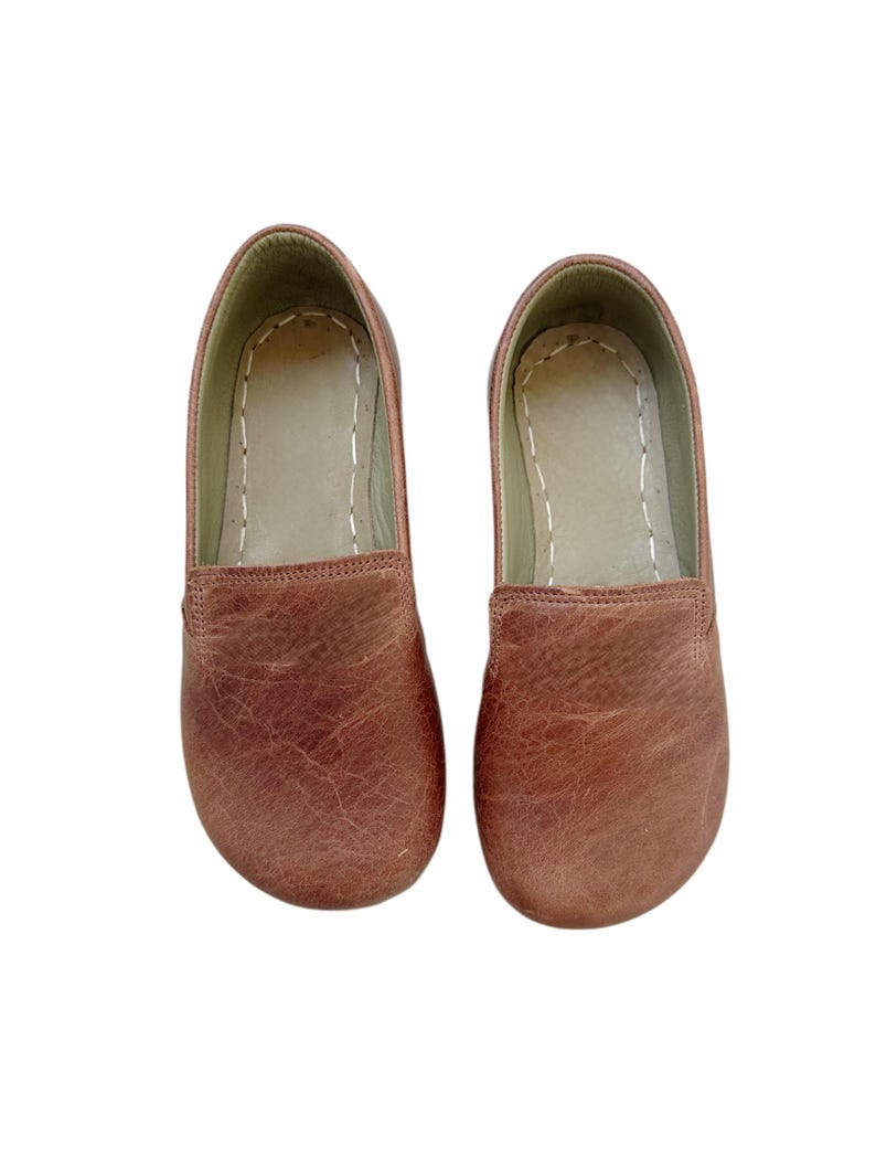 Handmade Grounding Shoes | Leather Shoes | Barefoot Shoes | Earthing Shoes for Women / Crazy Brown