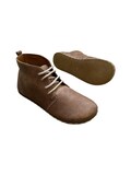 Handmade Leather Barefoot Boots: Zero Drop Grounding Shoes for Men
