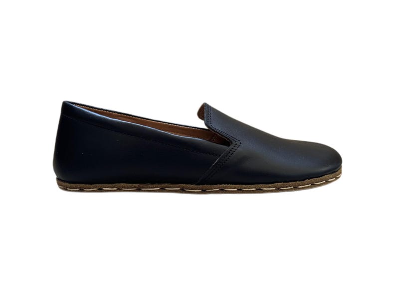 Handmade Grounding Shoes | Leather Shoes | Barefoot Shoes | Earthing Shoes for Women / Black