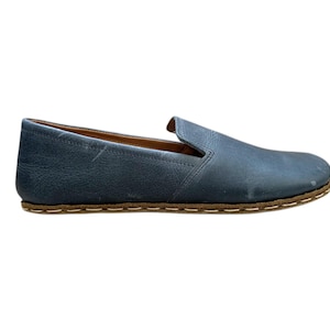 Handmade Grounding Shoes | Leather Shoes | Barefoot Shoes | Earthing Shoes for Women / Sky Blue