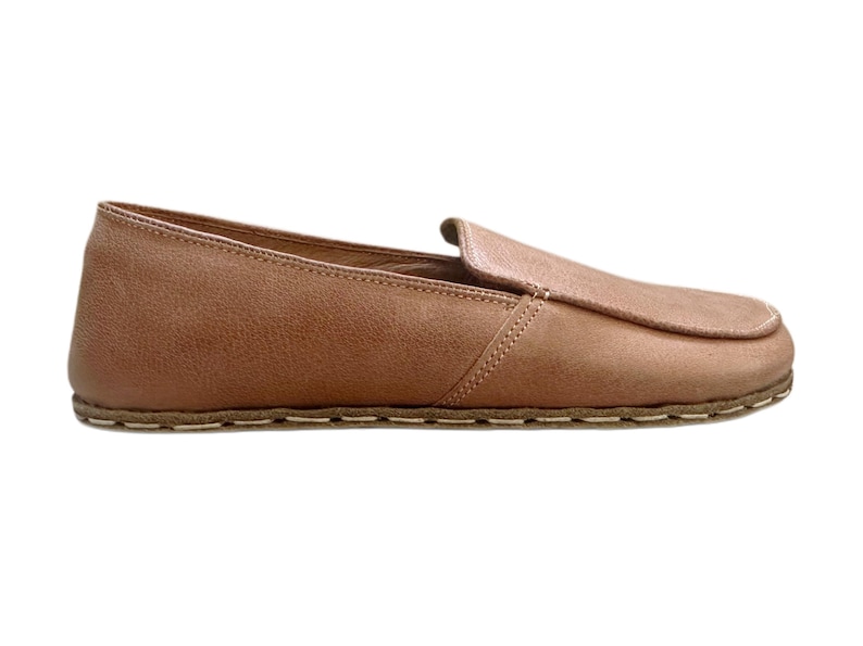 Handmade Grounding Shoes | Leather Shoes | Barefoot Shoes | Earthing Shoes for Women / Light Brown