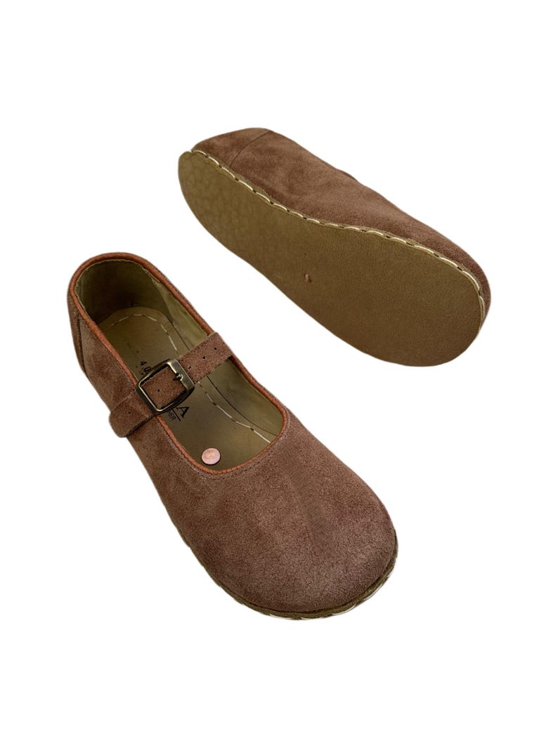 Grounding Sandals with Copper Rivet, Barefoot Sandals for Women, Minimalist Shoes, Leather Sole, Vision Leather