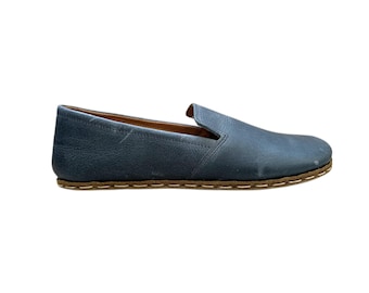Scarpe da terra in pelle fatte a mano per uomo: sandali da terra a piedi nudi