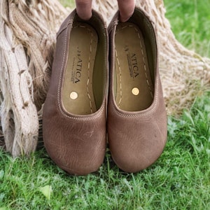 NEW! Handmade Leather Grounding Sandals: Soft Sole Barefoot Shoes / Vision Leather