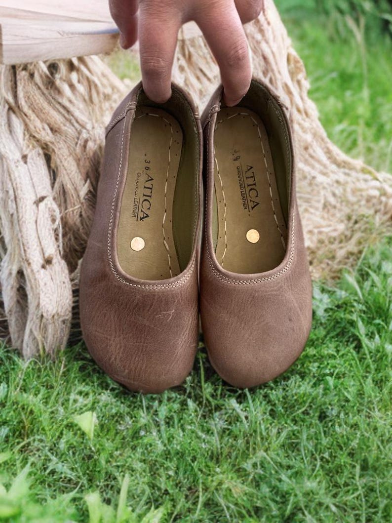 NEW! Handmade Leather Grounding Sandals: Soft Sole Barefoot Shoes / Vision Leather