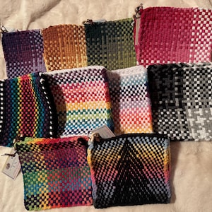 Handvävd stor Pro Loom 20 cm grytlapp/underlägg - par