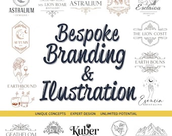 Hand-Drawn Custom Logo Design | Handmade Branding for Small Business | Unique Artistic Logo