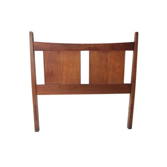 Vintage Mid Century Modern Twin Headboard II Etsy