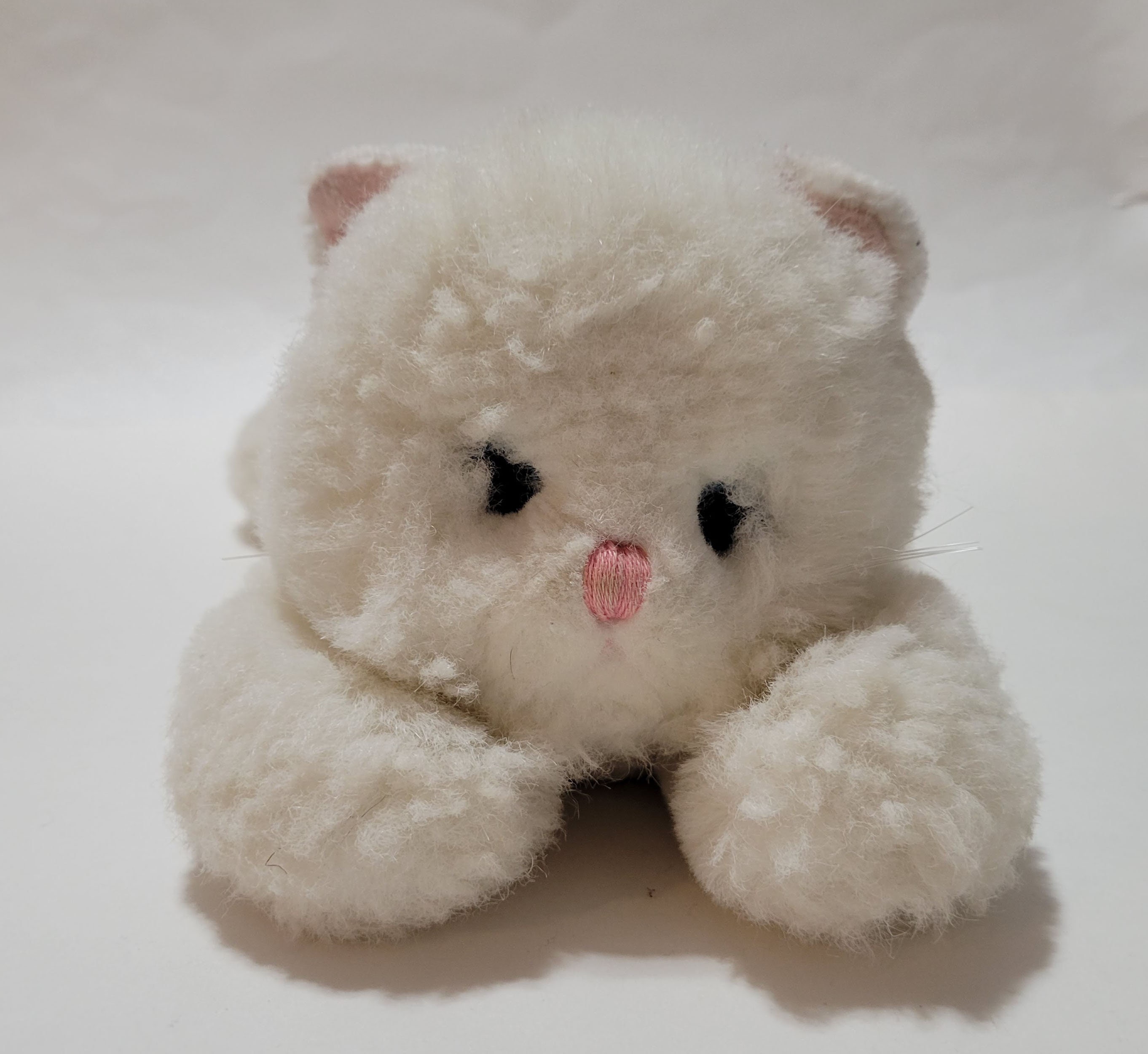 Gund Twinkles Vintage White Kitty Cat Kitten Plush Toy Bell