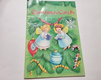 Christmas Carols Vintage Softcover Book Karl Schulte J. Ellen Dolce Golden 1993