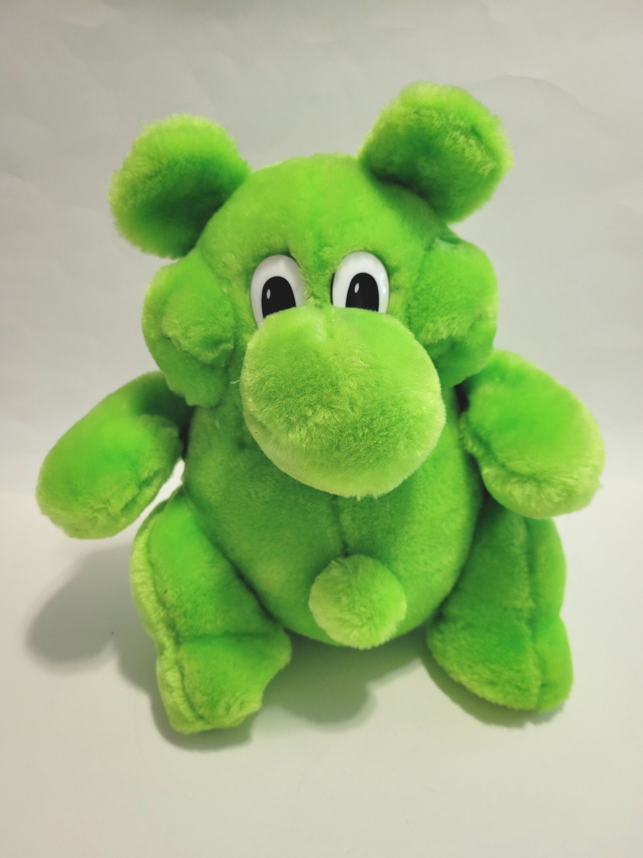 Vintage Kodak Kolorkins Plush Stuffed Animal Toy Lime Green 10 Inches 1989 Kodak Kazoom Etsy Canada