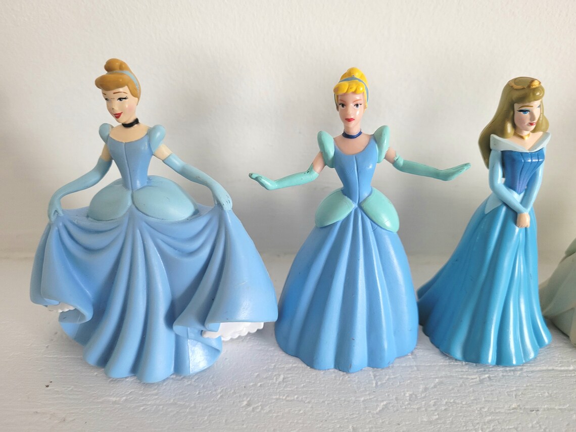 Lot de 5 figurines disney princess toy / cake toppers Etsy