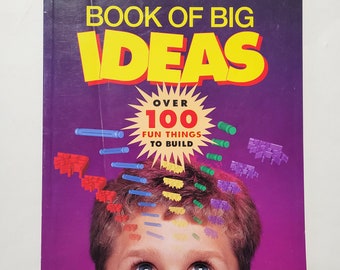 K’NEX Book of Big Ideas Vintage Softcover Book Toy Building System Instruction Guide K’NEX Industries, Inc. 1997