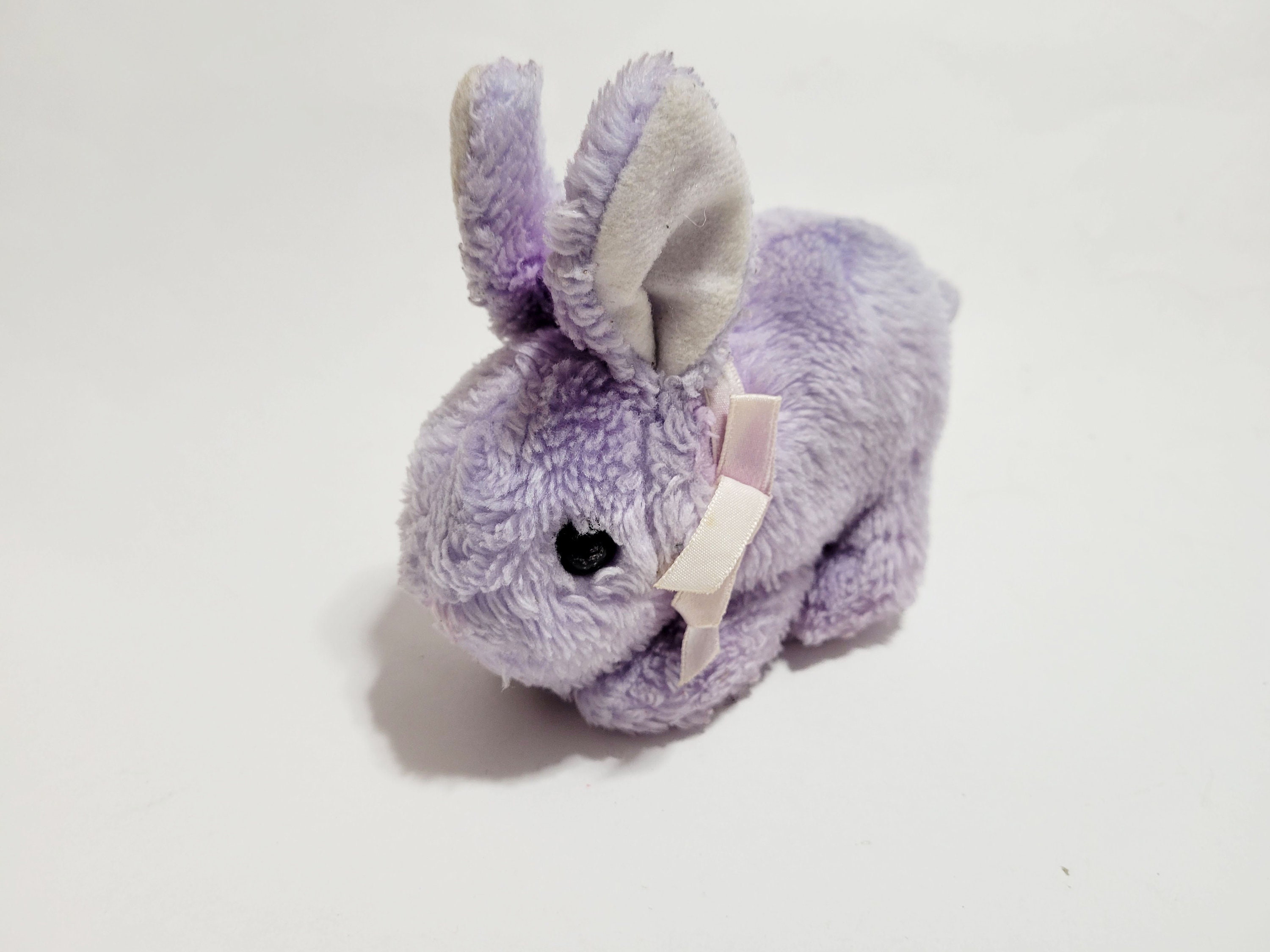 Purple sales stuffed bunny