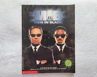 Men In Black, MIB, livre couverture souple vintage, Movie Tie-In, Scholastic, 1997