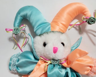 Jester Bunny Plush - Etsy