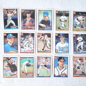 Topps 40 ans de baseball, 15 cartes de collection vintage, pas de doublons, O-Pee-Chee, 1991