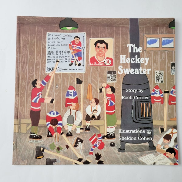 The Hockey Sweater Roch Carrier Vintage Softcover Book 1984 Tundra Books