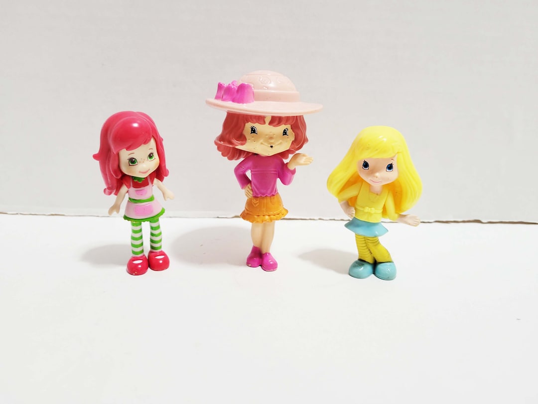 Strawberry Shortcake Mcdonalds Happy Meal Toy Figures Cake Etsy