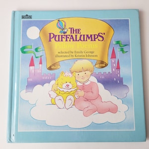 The Puffalumps Pillow Poems, Vintage Hardcover Book, Fisher-Price, Marvel Books, 1987