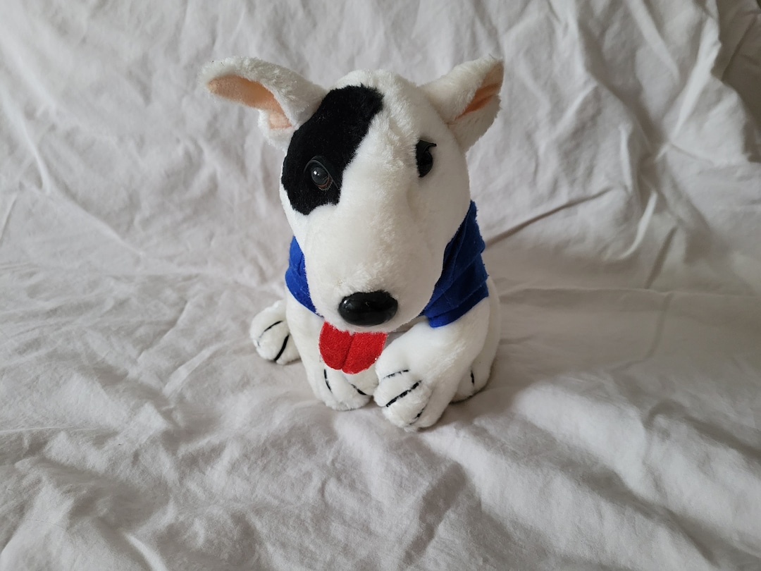 Spuds Mackenzie Style Fake Clone, Vintage Plush Stuffed Animal Toy