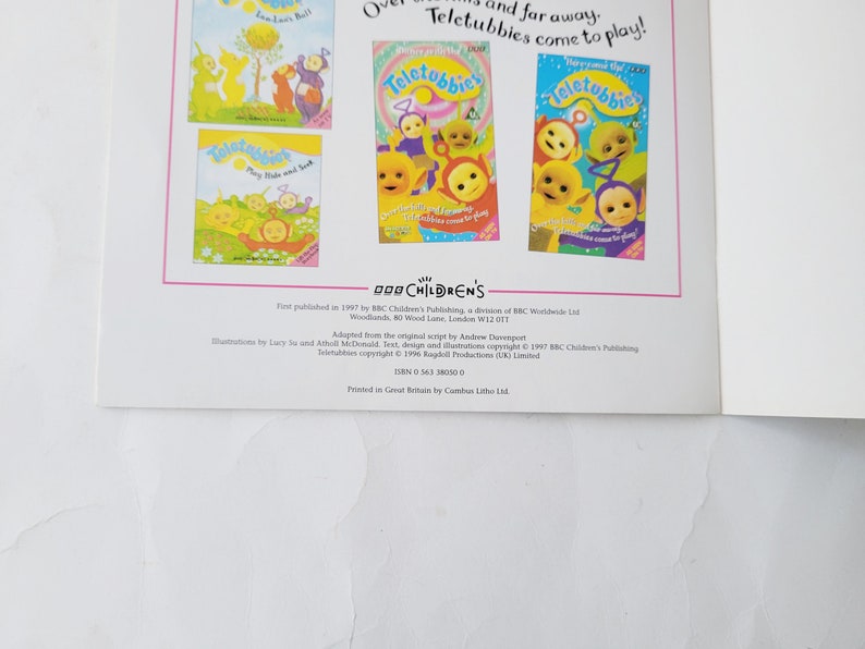 Teletubbies the Flying Toast Vintage Childrens Softcover Book Etsy UK