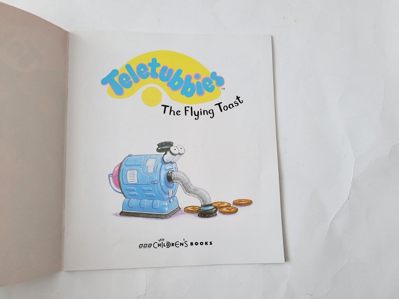 Teletubbies the Flying Toast Vintage Childrens Softcover Book Etsy UK
