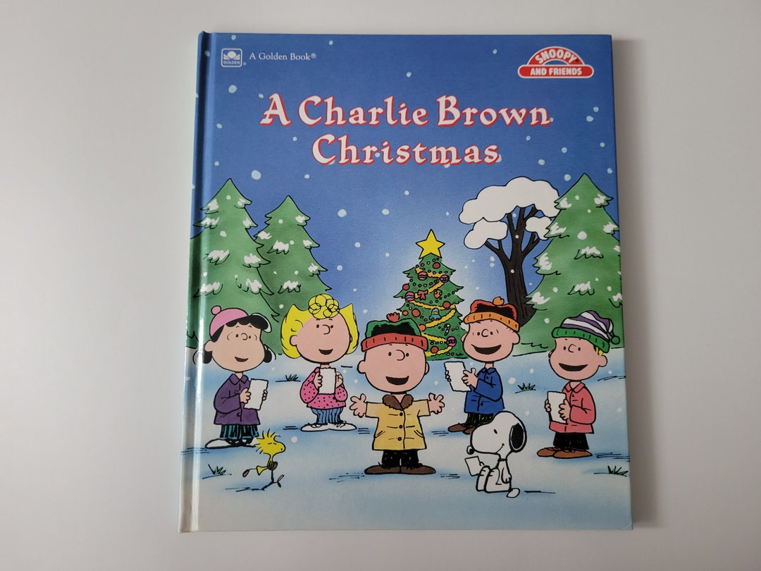 A Charlie Brown Christmas Vintage Hardcover Book Snoopy Peanuts Golden