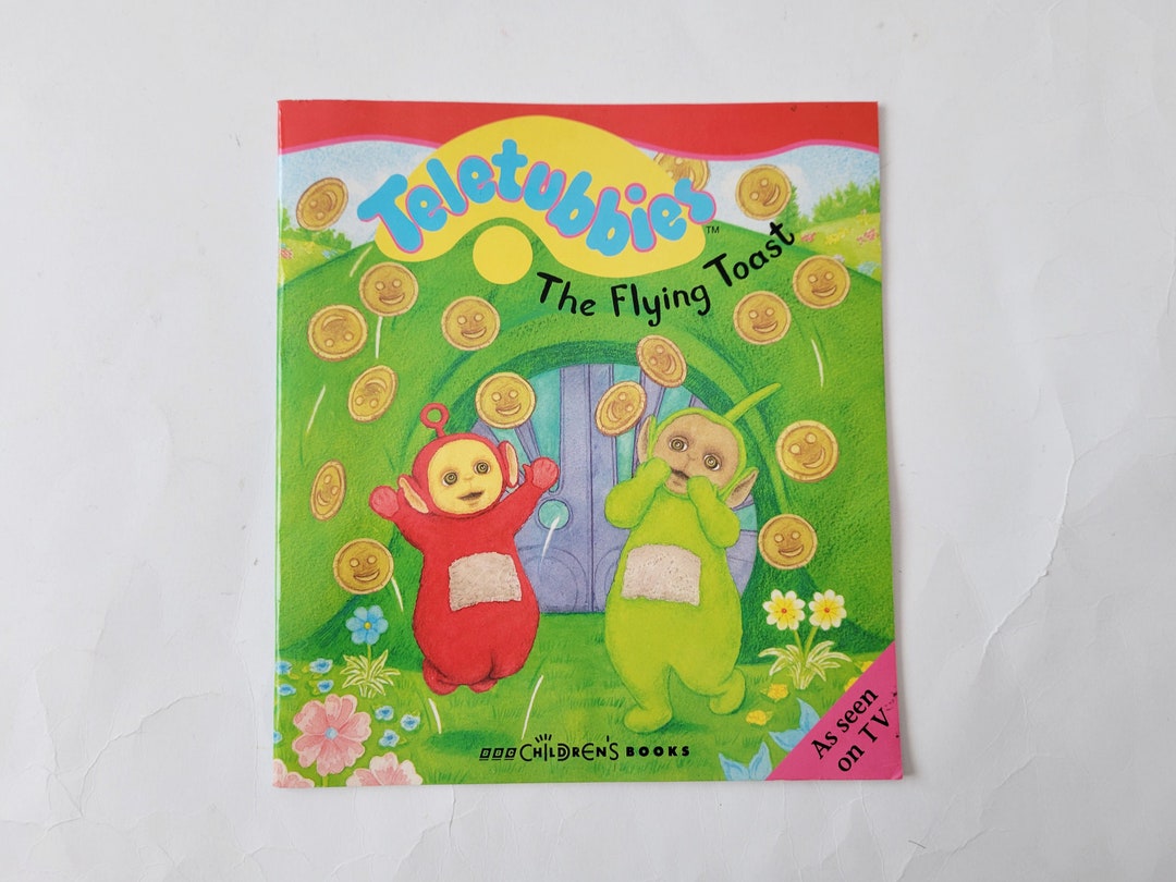 Teletubbies the Flying Toast Vintage Childrens Softcover Book Etsy