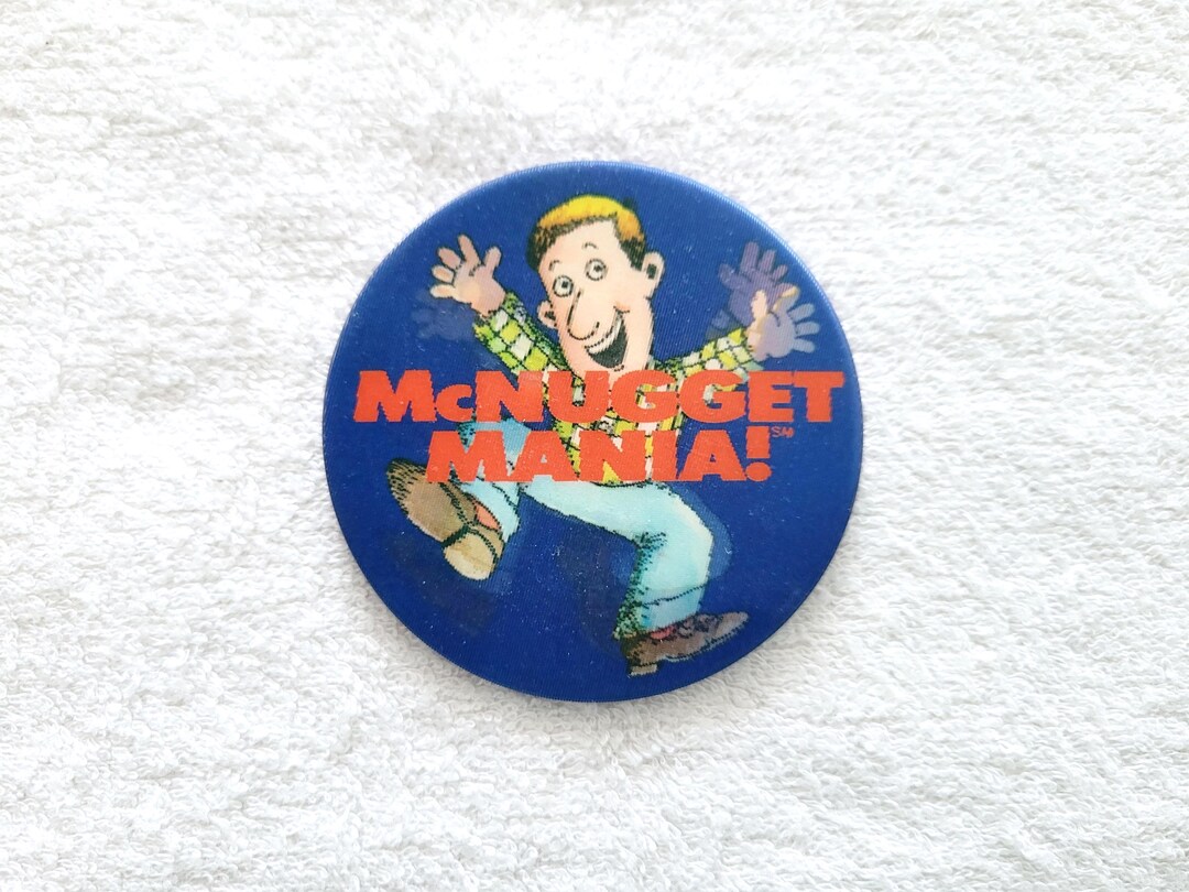 Mcdonald’s, Mcnugget Mania, Lenticular, Flicker, Hologram, 1 Vintage ...