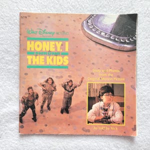 Honey, I Shrunk The Kids, Vintage Softcover Book, Movie Tie-In, Jamie Simons, Disney, 1989