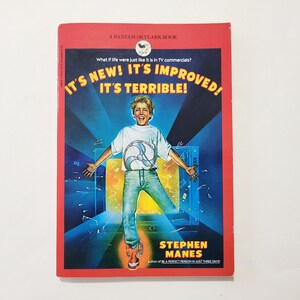 It’s New!  It’s Improved!  It’s Terrible! Vintage Softcover Book Stephen Manes Bantam-Skylark 1989