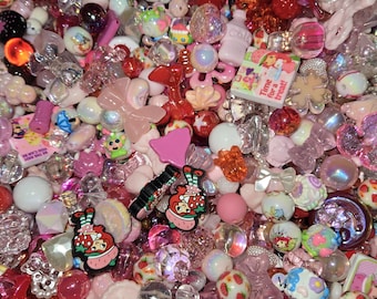 Colorful Acrylic Resin Bead Mix: DIY Jewelry Making Supplies