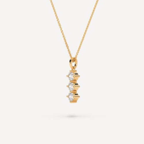 14K Oro Giallo Lucidato & Massiccio Senza Forma A Di Catena Slide W/Hidden Bail - Foto 4