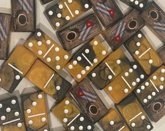 Personalize Jumbo Double 9 Dominoes
